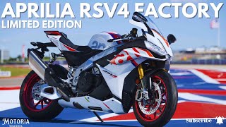 2024 Aprilia RSV4 1100 Factory Limited Edition A Dream Bike for Track and Street [upl. by Emoraj171]