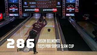 PBA Nearly Perfect  Jason Belmonte vs EJ Tackett in the 2023 PBA Super Slam Cup Finals [upl. by Tarrance507]