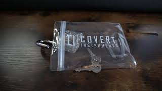 My First Time Picking a Lock FNG Kit By Covert Instruments Review [upl. by Ellemac]