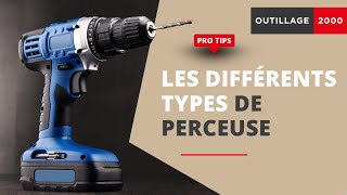 LES DIFFÉRENTS TYPES DE PERCEUSE  PRÉSENTATION ET UTILISATION 🔎 [upl. by Kylynn]