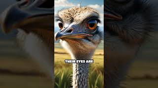 The Extraordinary Eyes of Ostriches ostrich wildlife funfacts facts shorts fypシ゚viral fyp [upl. by Malan31]