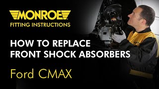 How to replace Front Shock Absorbers  Ford CMAX [upl. by Yrak]