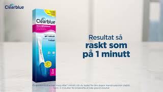 Slik brukes den Clearblue® Rask Deteksjon kun Norge [upl. by Uok]