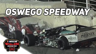 Highlights  2023 NASCAR Whelen Modified Tour at Oswego Speedway [upl. by Nelad]