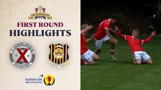 St Andrews United 10 Auchinleck Talbot  Scottish Gas Scottish Cup First Round Highlights [upl. by Yenattirb]