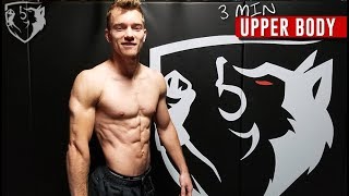 Fighters Upper Body Workout 3min Routine [upl. by Diarmit]