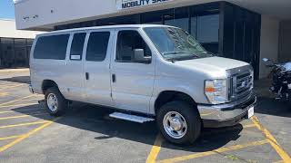 2009 Ford E350 Wheelchair Van For Sale w Braun Lift Conversion WalkAround [upl. by Nosittam872]