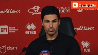 Mikel Arteta postmatch interview  WE WERE REALLY AGGRESSIVE AND POSITIVE [upl. by Hamas]