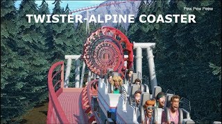 Planet Coaster TwisterAlpine RollerCoaster [upl. by Olodort]