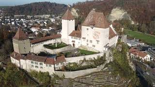 Burgdorf Schweiz  Das Schloss per Drohne [upl. by Chiaki]