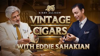 Enjoying Rare Vintage Cuban Cigars at Davidoff of London  Kirby Allison [upl. by Cirdek]