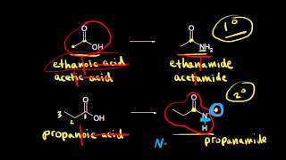 Nomenclature and properties of amides  Organic chemistry  Khan Academy [upl. by Reffotsirk337]