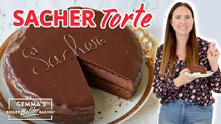 Classic Austrian Sacher Torte Recipe [upl. by Egnalos]