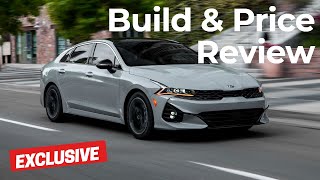 2021 Kia K5 GTLine wAWD  Build amp Price Review Colors Interior Trim Levels Configurations [upl. by Maudie]