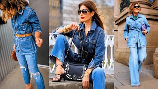 Timeless Denim Jackets for Women Over 60  Fall 2024 Fashion Tips  Style amp Elegance After 60 [upl. by Hercule942]