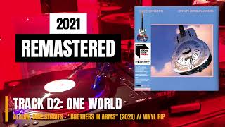 One World • Dire Straits • Brothers In Arms 1985 direstraits markknopfler rock vinyl [upl. by Novy]