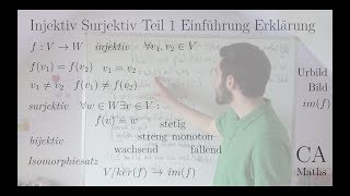 Injektiv Surjektiv Bijektiv Teil 1 Einführung Erklärung Bsp Lineare Algebra Analysis Algebra [upl. by Coppinger]