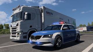 Who got a speeding ticket today  TruckersMP Game moderation [upl. by Nenad]