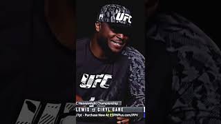 Derrick Lewis Versus FRENCH Crowd 😂 shorts [upl. by Ahsilat718]