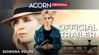 Acorn TV Original  Signora Volpe  Official Trailer [upl. by Yreffeg]