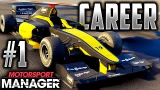 Motorsport Manager PC FULL GAME Career Gameplay Part 1  ROAD TO F1 BEGINS [upl. by Vasos122]