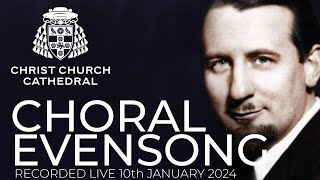 Choral Evensong  Recorded live Wednesday 10th January 2024 [upl. by Ariahay776]