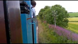 Caledonian Railway  Barclay 2107 Harlaxton Bridge of Dun to Brechin on 1810 Part 1 [upl. by Hsekar976]