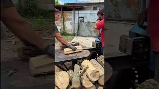 Wood Splitter logsplitter woodworking [upl. by Airrat]