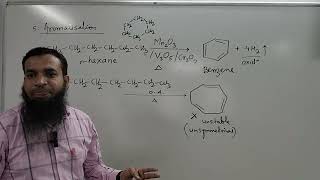 Aromatisation of Alkanes  Chemical properties of Alkanes Hydrocarbons 11th chemistry  Arshad khan [upl. by Vigen199]