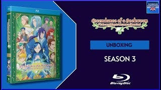 Unboxing Ascendance of a Bookworm  Season 3 BluRay US [upl. by Nawk]