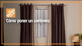 ¿Cómo instalar un cortinero Sigue estos consejos [upl. by Ajiam315]