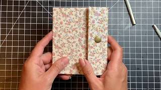 Tutorial Create a snap closure on a notebook or journal [upl. by Enaej]