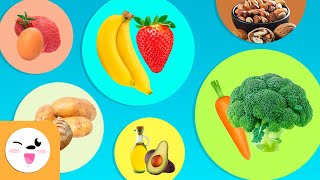 Healthy Eating for Kids  Compilation Video Carbohydrates Proteins Vitamins Mineral Salts Fats [upl. by Hnirt189]