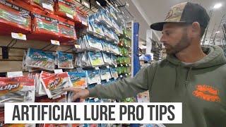 SALTWATER LURES TUTORIAL with PRO  BEST BAITS AND TACTICS [upl. by Heman]