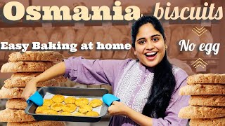 ఇంట్లో Osmania biscuits 🍪 చాలా సులభంగా చేయడం  Easy Recipe StepbyStep  Canada Telugu vlogs [upl. by Daph]