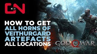 God of War Horns of Veithurgard Artefacts Locations amp Where to find them [upl. by Haldi]