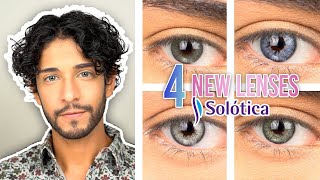 JUST LAUNCHED 4 New Solotica Contact Lenses  Natural Colors Jade Ipanema Safira Buzios [upl. by Akinor]