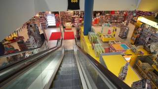 Sweden Stockholm Solna Centrum 4X escalator KONE elevator ride [upl. by Lehcem]