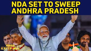 NDA Set To Sweep Andhra Pradesh  Exit Poll Predictions For Lok Sabha Polls 2024  NewsN18EP [upl. by Aketal370]