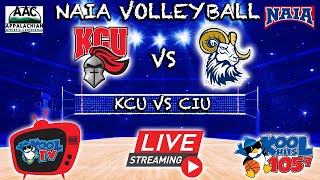 KCU vs CIU Volleyball  NAIA Volleyball  LIVE  Kool TV  11224 [upl. by Camm]