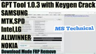 GPT TOOL V 103 Latest crack and keygen free download [upl. by Butch253]