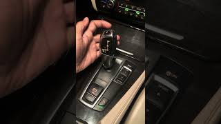 How to use park brake of BMW 520D shorts [upl. by Soinski]