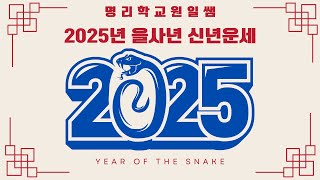 2025년 을사년 운세ㅣ얽히고 섥힌 것을 푸는 능력이 관건 [upl. by Oitaroh544]