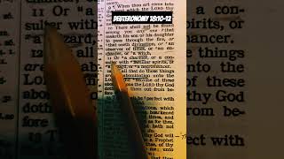 Deuteronomy 181012 bible halloween withcraft oldtestament [upl. by Yrffej]