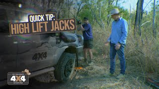 Quick Tip How to use a highlift jack [upl. by Airdnaz558]