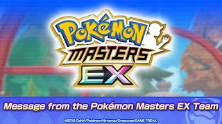 LETS DISCUSS A Message from the Pokemon Masters EX Team Vol 65  Pokemon Masters EX [upl. by Laurie]