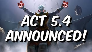 Act 54 Announced  Tier 5 Basics Generic 5 Star Gem amp More  Marvel Contest Of Champions [upl. by Cerracchio357]