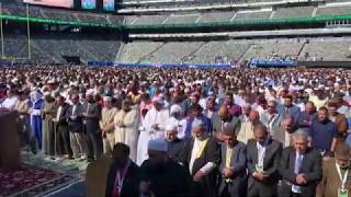 Historic Eid Al Adha Prayer Gathering at MetLife Stadium New Jersey [upl. by Evilc563]