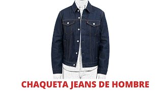 CHAQUETA JEANS HOMBRECómo hacerFácilConfección [upl. by Xanthe869]