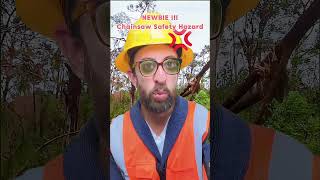 Newbie and chainsaw fails fail construction adamrose workers [upl. by Nevarc]